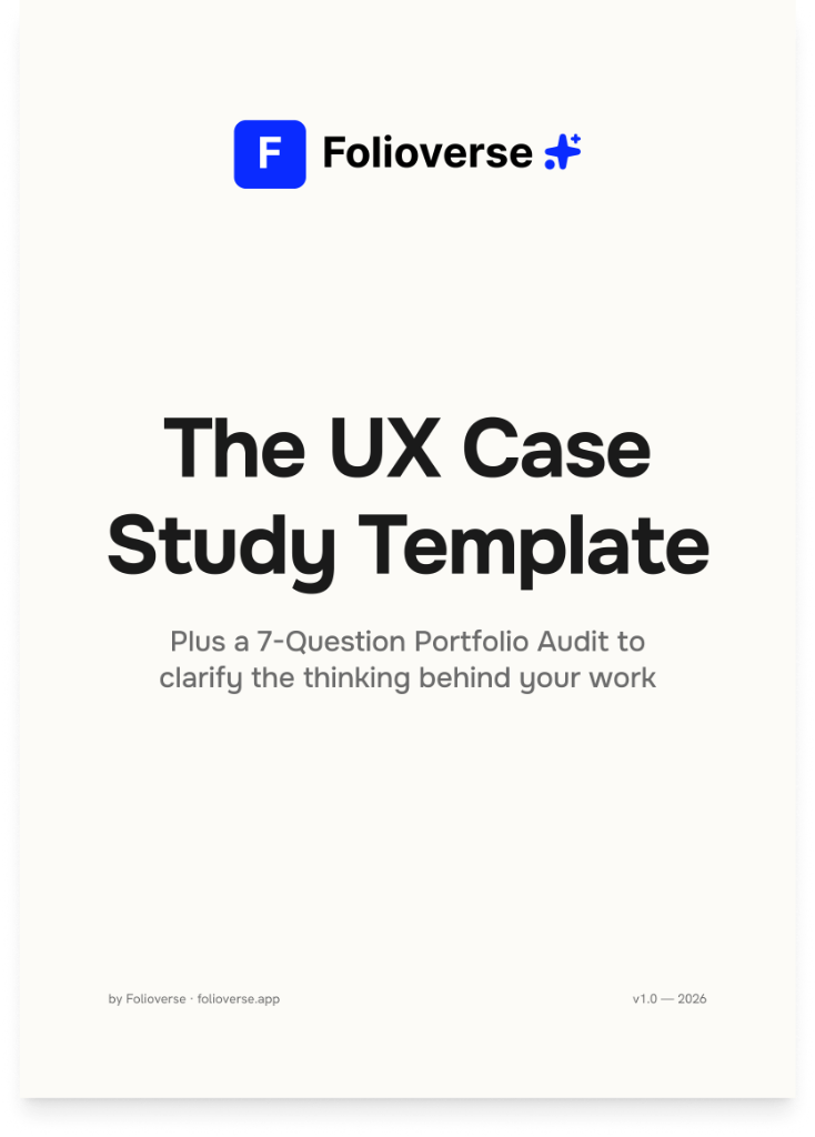 UX Case Study Template Preview